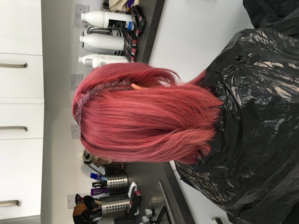 Ladies full head of colour EmmaLeigh Cardiff Mobile Hairdresser